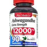 Front view of FITO MEDIC'S Lab Ashwagandha bottle with 90 capsules