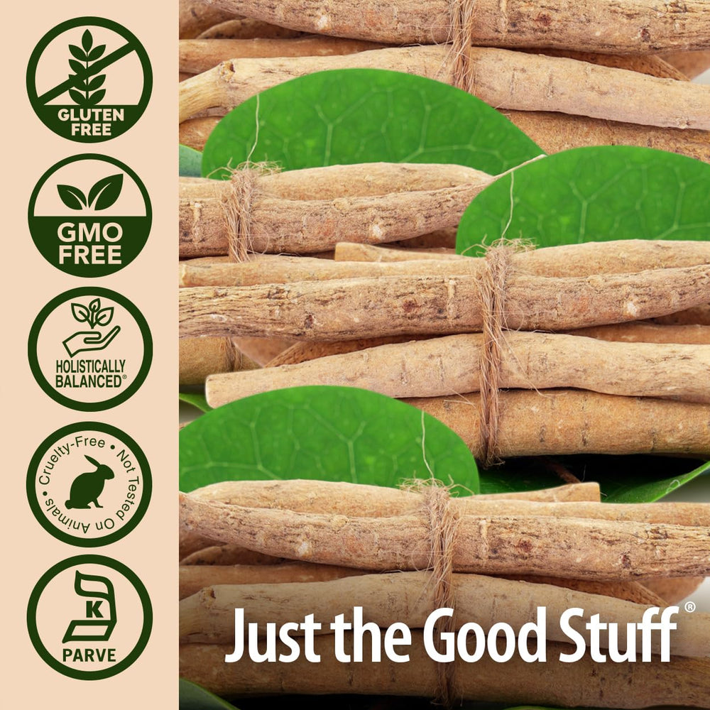 Ashwagandha root extract ingredients panel