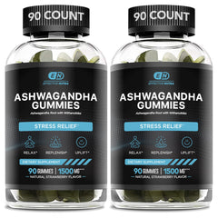 Front view of Effective Nutra Ashwagandha Gummies 1500mg bottle