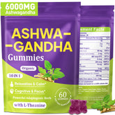 Front view of Ashwagandha Gummies bottle 60-count