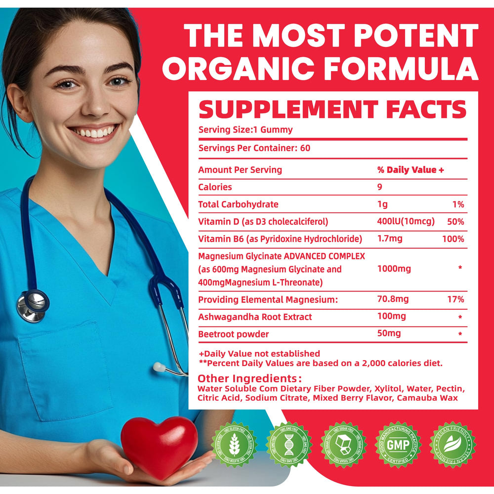 Side view of packaging showing berry flavor and 60-count label