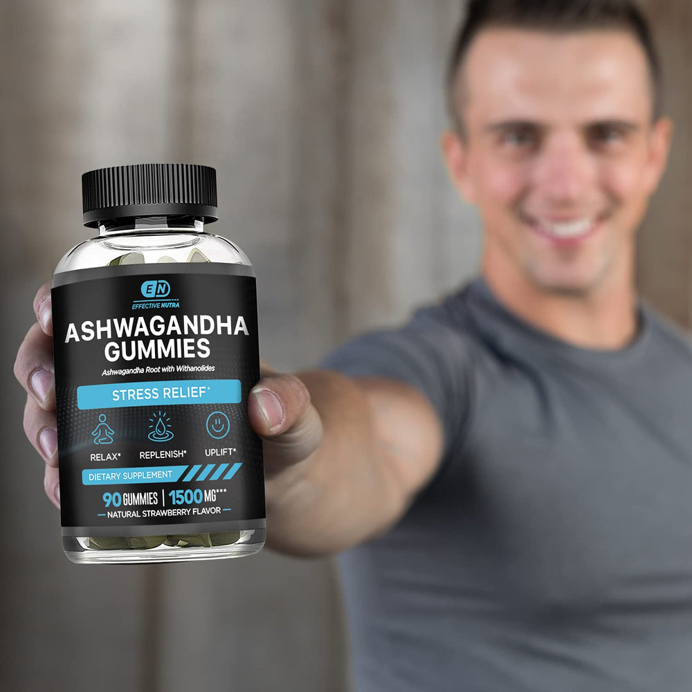 Vegan, gluten-free, non-GMO Ashwagandha gummies