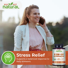 Natural ingredients and pure Ashwagandha KSM-66 capsule