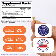 KSM-66 Ashwagandha for stress relief and cognitive support
