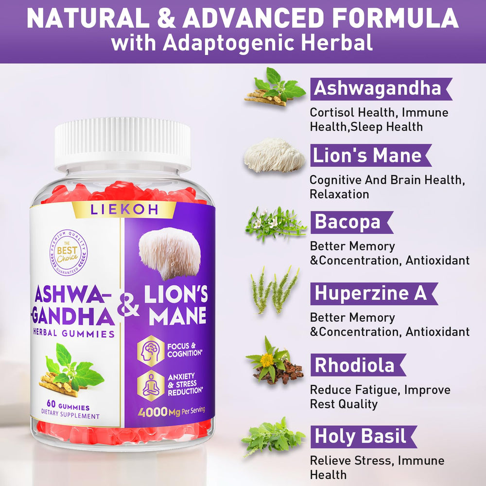 Adults taking dietary supplement with berries in background