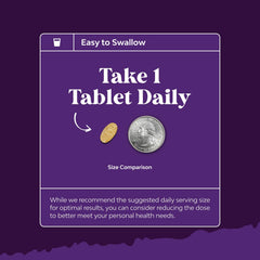 Packaging showing 120 count and product branding