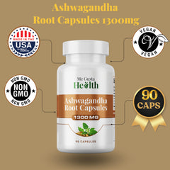 Ashwagandha root powder capsules product image