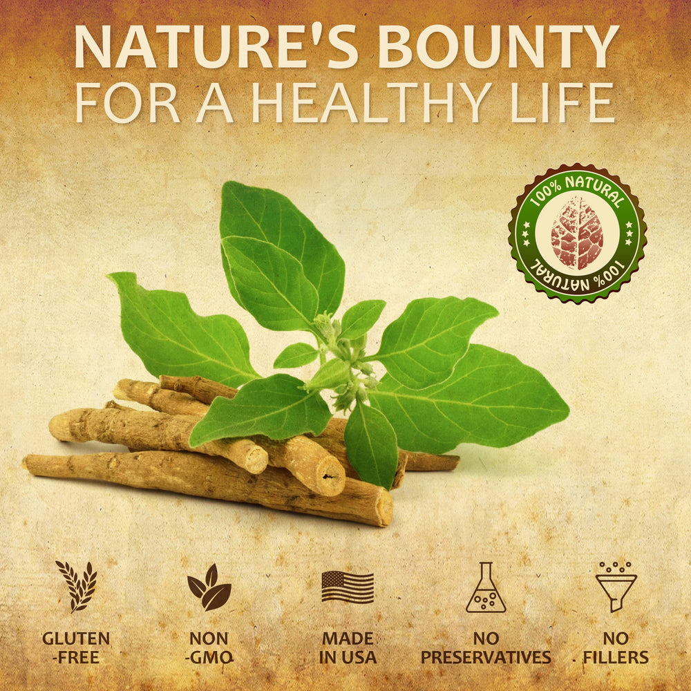 Lifestyle image featuring calm, focused use of Ashwagandha drops