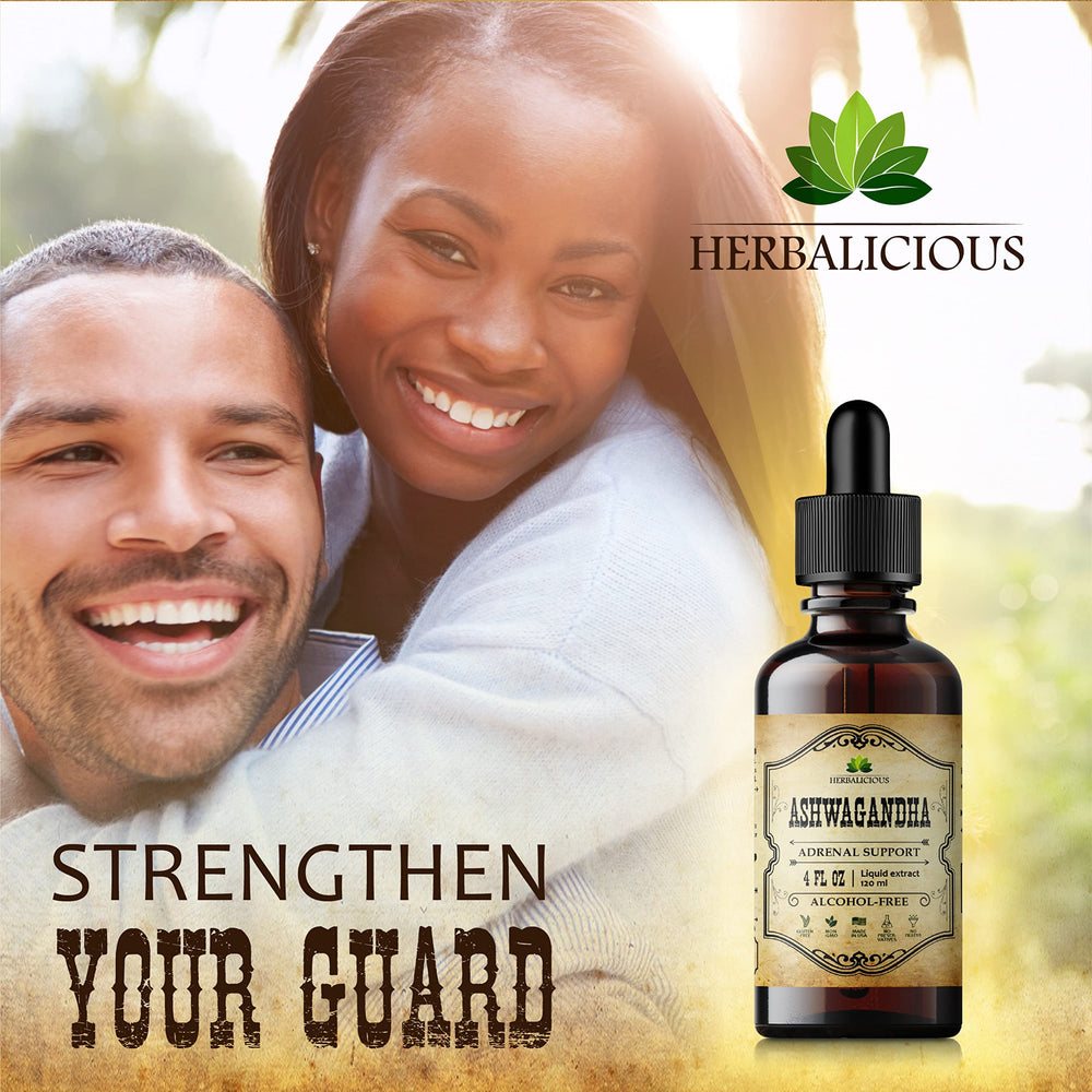 Packaging shot for 4 oz Ashwagandha liquid drops