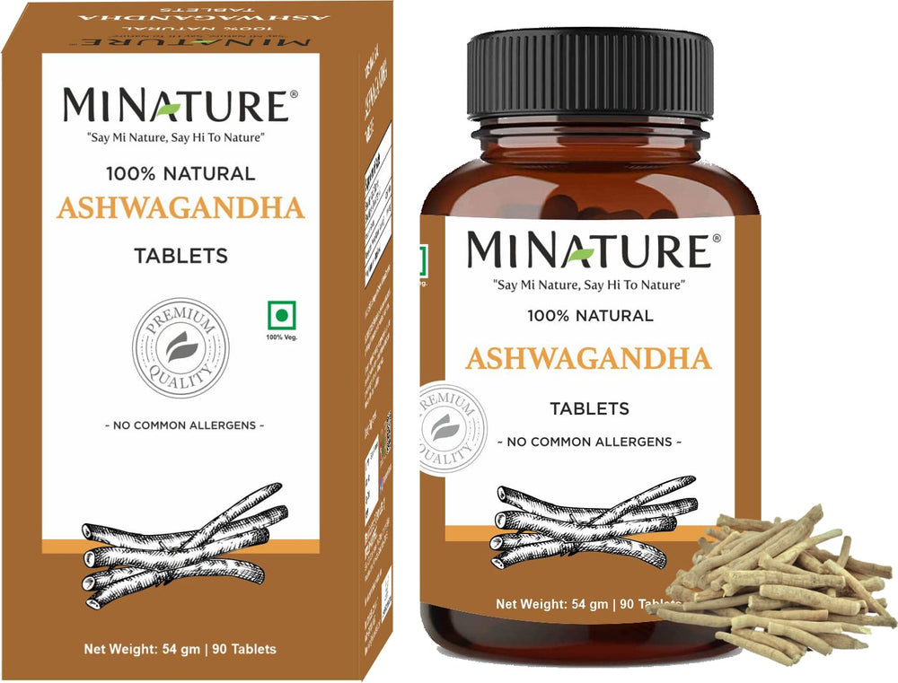 Product image: Ashwagandha tablets – 90 tablets, 1000 mg, 100% natural, vegan