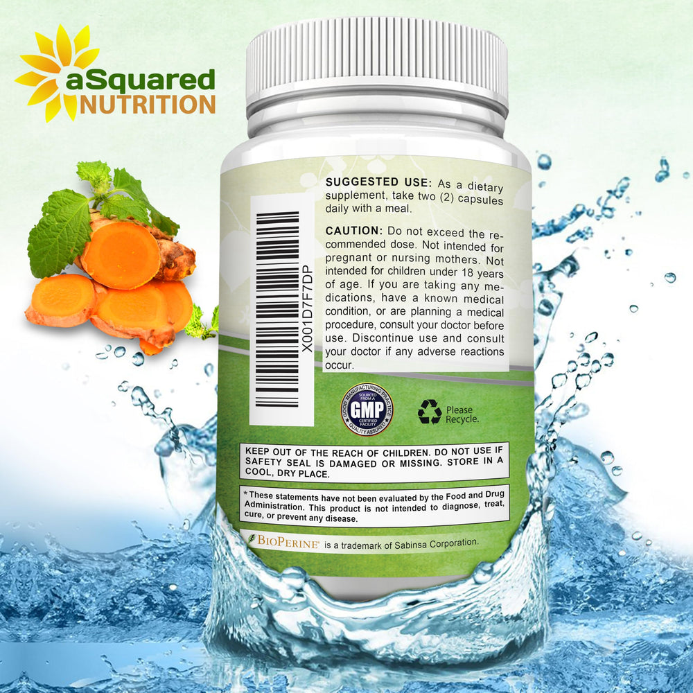 Antioxidant support and wellness theme with turmeric capsules