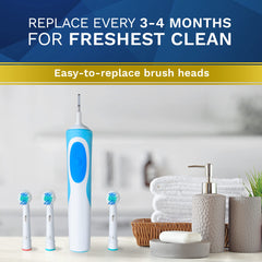 Not compatible with Oral-B Pulsonic and iO