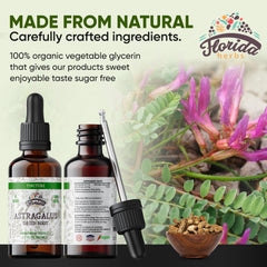 Pack of two 2 oz (60 ml) Astragalus tincture bottles