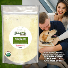 Lifestyle image showing wellness and energy with Astragalus powder