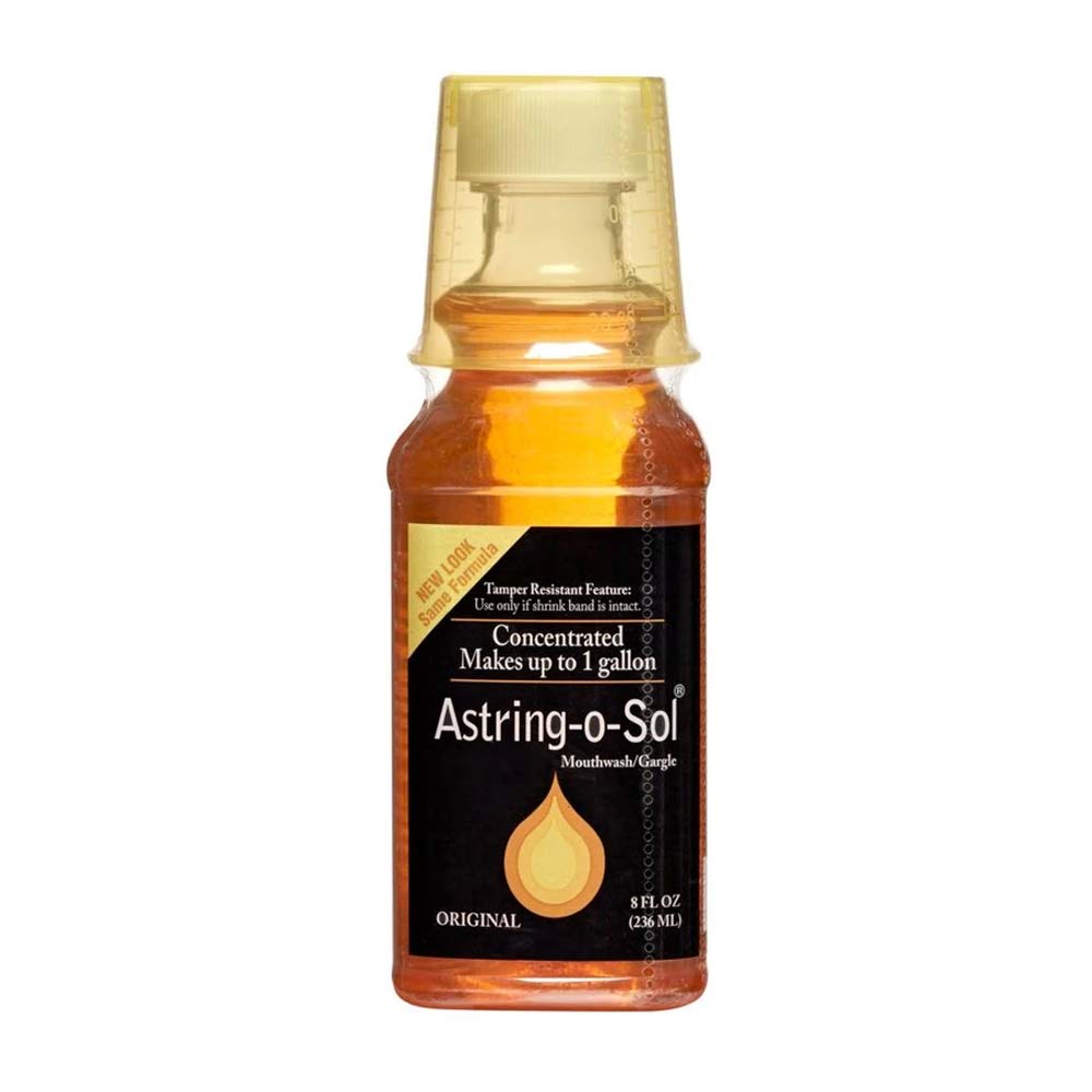 Astring-O-Sol Original 8 oz Mouthwash Gargle – Pack of 4