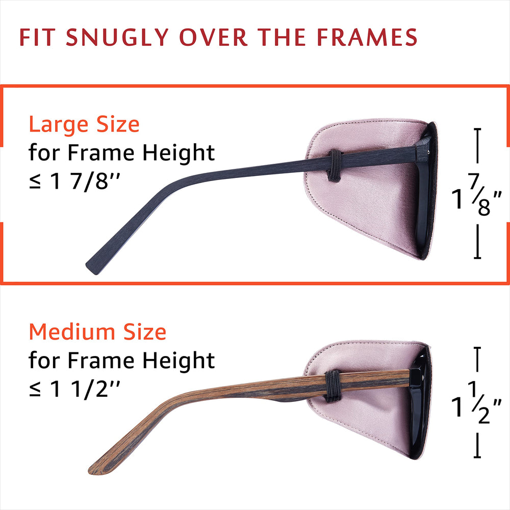 Close-up of 100% Mulberry silk material used in eye patches