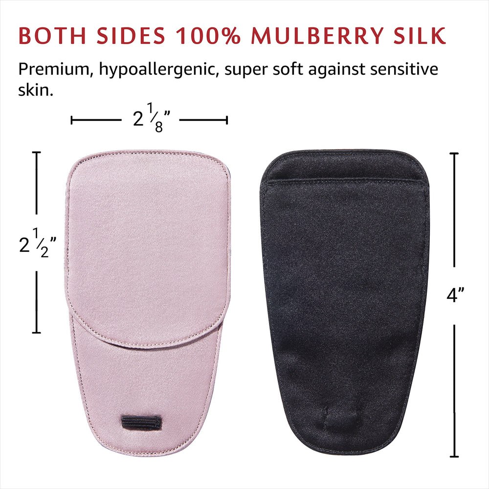 Over-glasses design showing lightweight patch not touching lenses