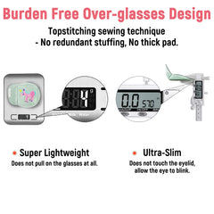 Hypoallergenic lightweight eye patch close-up