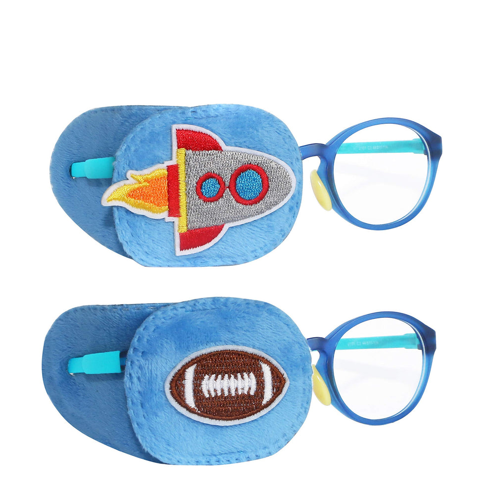 Astropic boys eye patches football design