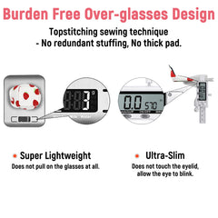 Carrying case included with eye patch