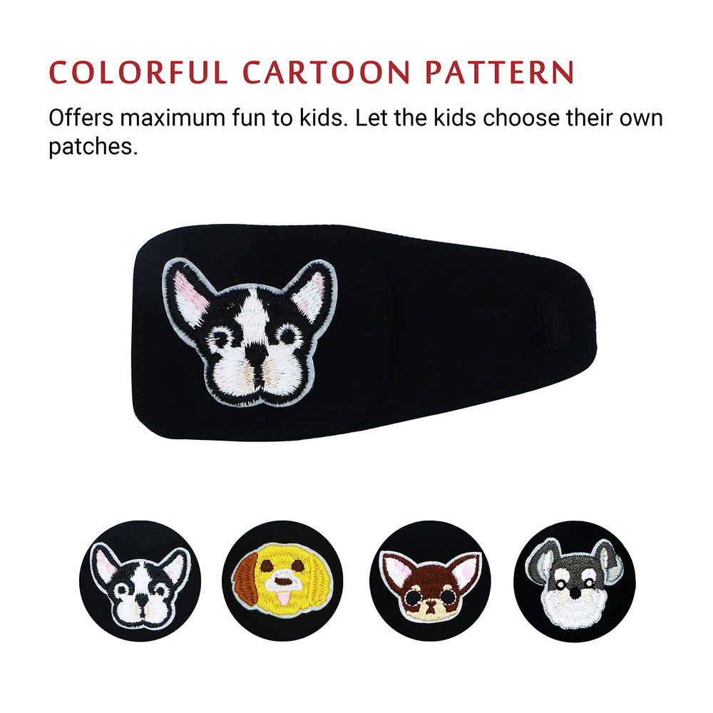 Carrying case included with the eye patch