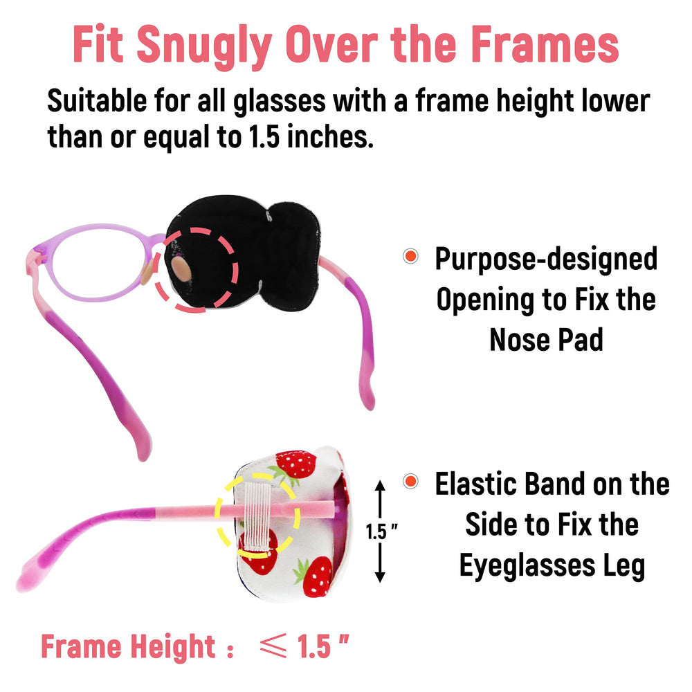 Washable and reusable eye patch for kids