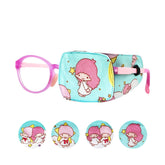 Astropic left eye patch for kids with glasses featuring fairy magic wand design