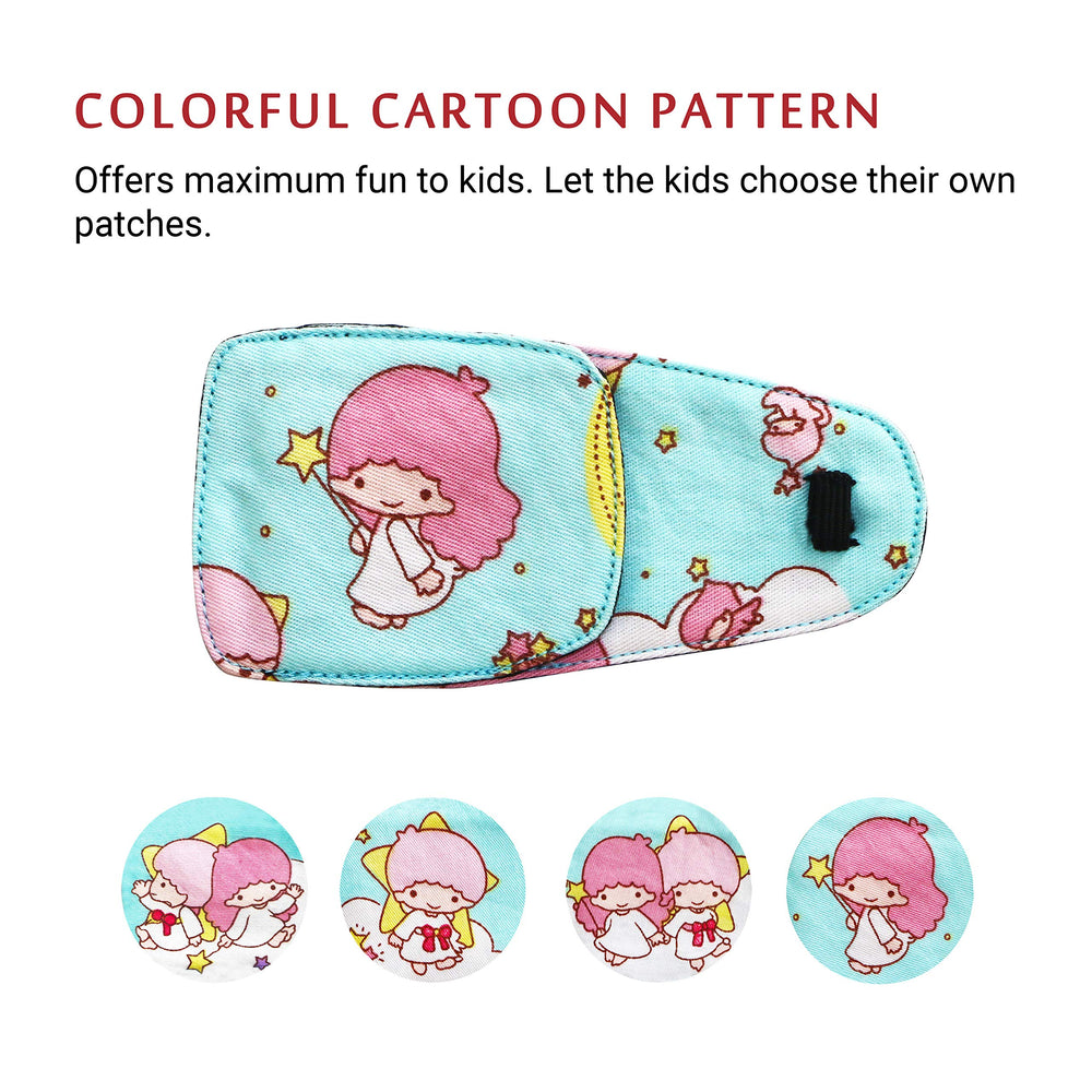 Washable and reusable left eye patch with eco-friendly design