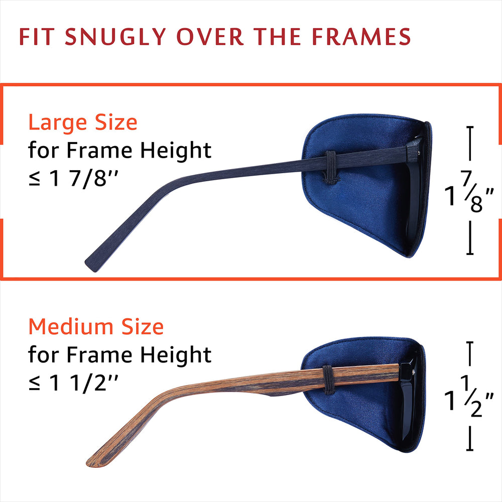 Close-up of 100% Mulberry silk material used for eye patches