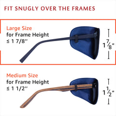 Close-up of 100% Mulberry silk material used for eye patches