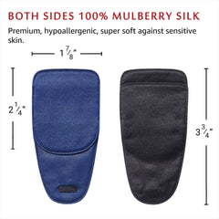 Two-pack of silk eye patches for adults and kids