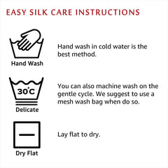 Eco-friendly silk eye patch - washable and reusable