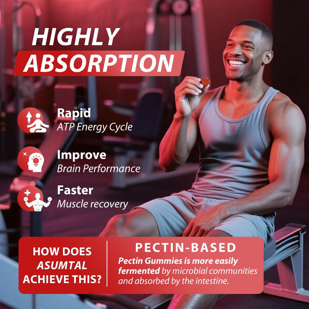 Pre-workout use: Asumtal Creatine Monohydrate Gummies Raspberry