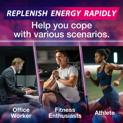 Blueberry-flavored creatine gummies in blister pack