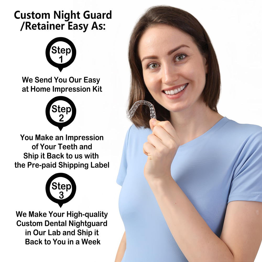 At-home molding kit for upper teeth