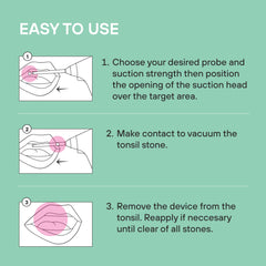 At-home tonsil stone removal kit ready for use.
