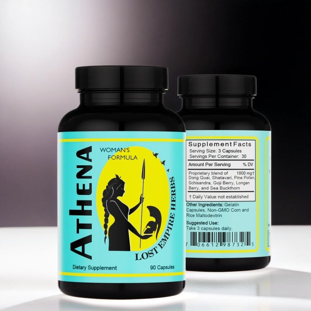Pine pollen and longan in Athena Women's Formula
