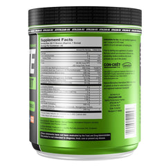 ATHLEAN-RX X-CITE glass with Cherry Lemon Ice mix, focusing on endurance and focus