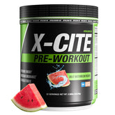 ATHLEAN-X X-CITE Pre-Workout Bottle and Jolly Watermelon Pucker flavor