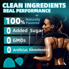 Athlete taking a blueberry Creatine Monohydrate Gummy