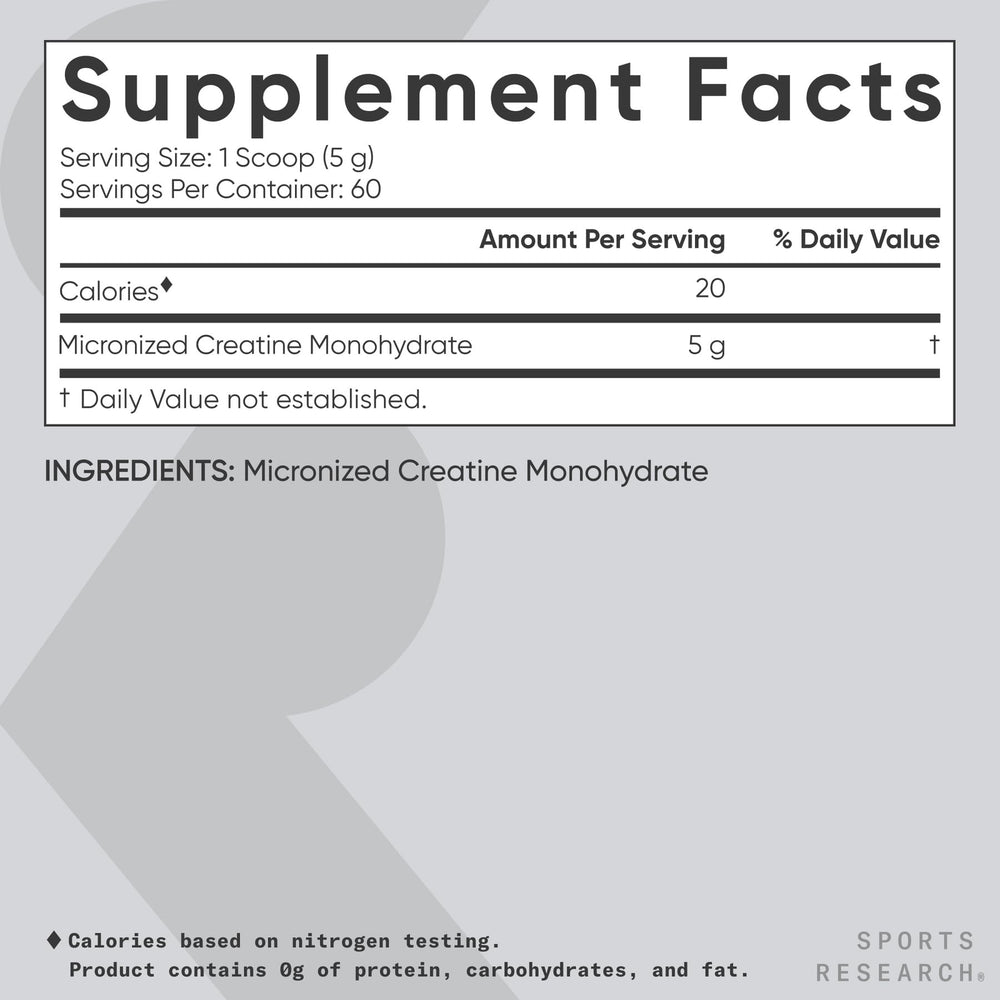Athlete training with creatine for strength and recovery