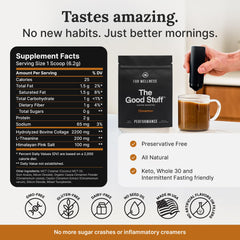 Athlete endorsing The Good Stuff Performance coffee booster