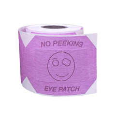 Patch with gentle adhesive and center pad for lashes