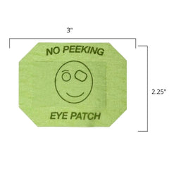 Kids using eye occluder patch during vision screening