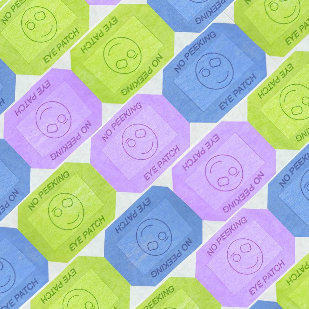 Pack of 8 images showing ATL Direct eye occluder patches