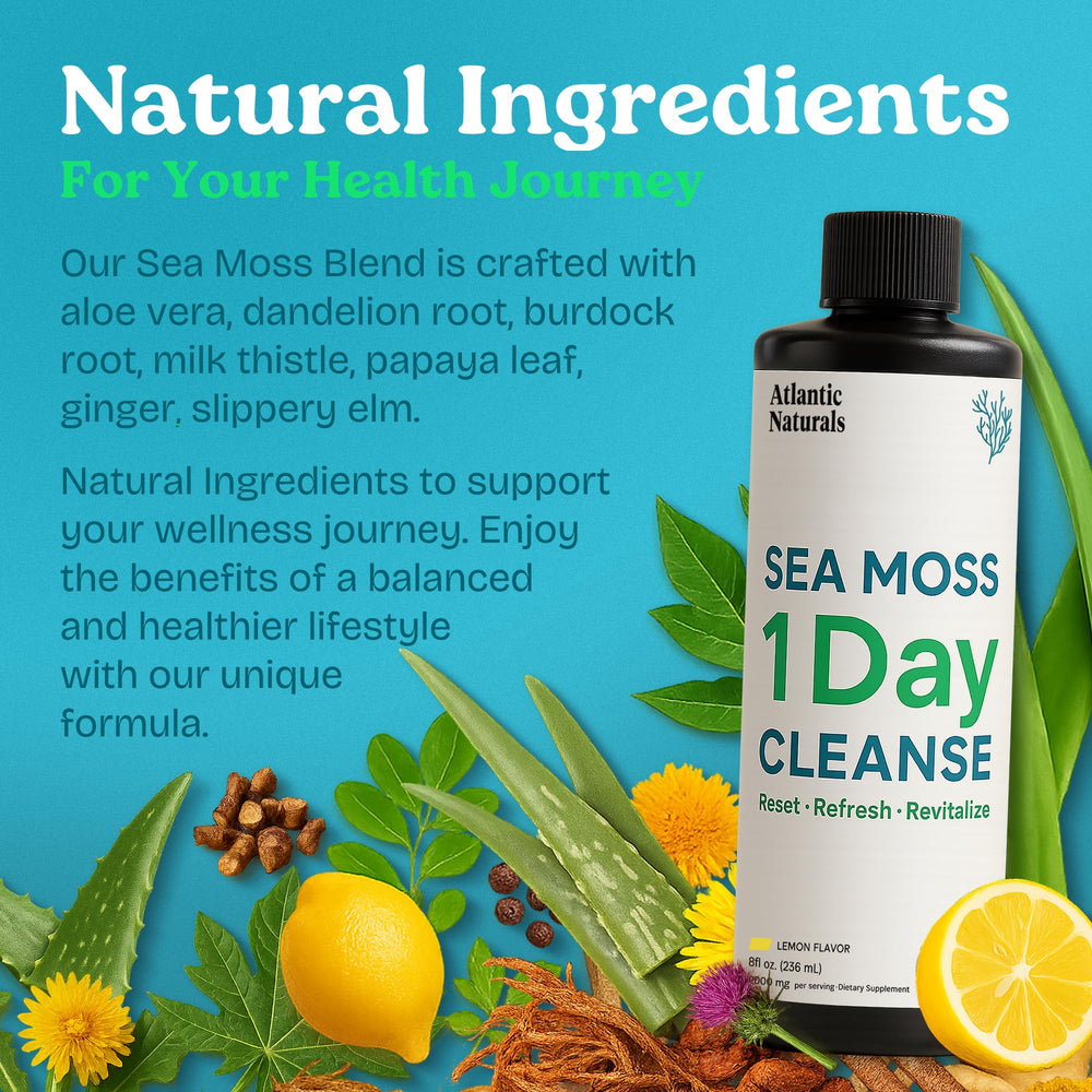 Detox for kidney and liver health with sea moss