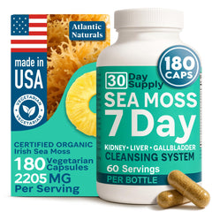 Atlantic Naturals Sea Moss Capsules bottle - 180 count