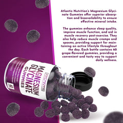 Close-up of grape-flavored gummies