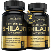 Atlantis Nutrition Himalayan Shilajit Capsules with 1000mg per serving and 20% fulvic acid