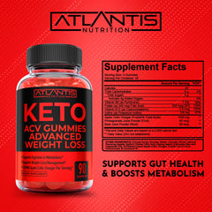 Atlantis Nutrition Keto ACV Gummies apple-flavor for a tasty daily routine